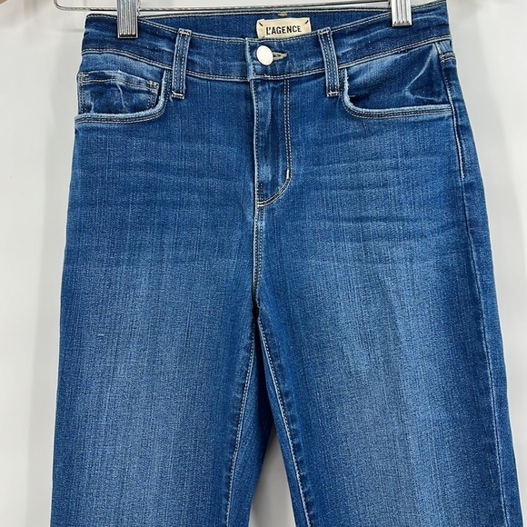 L'AGENCE Margot High Rise Skinny Jeans size 24 - Picture 3 of 8